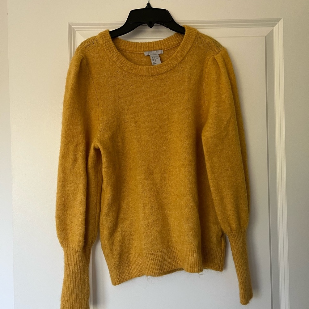 H&M mustard sweater!